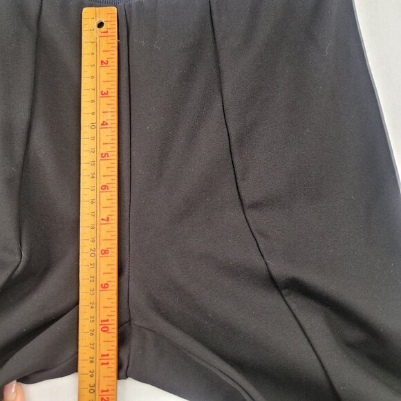 Rag & Bone Simone Snap Black Pant Ankle Slim Cropped Back Zip Size 6 USA - Picture 10 of 11